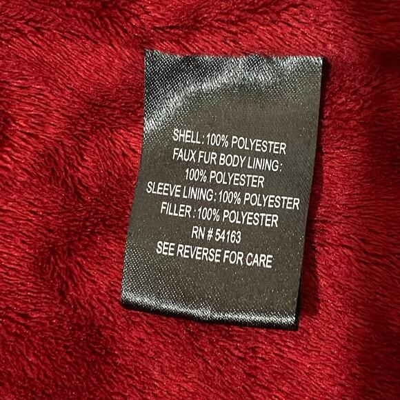 St. John Quilted Zip Front Jacket - Red - Large - Picture 10 of 13